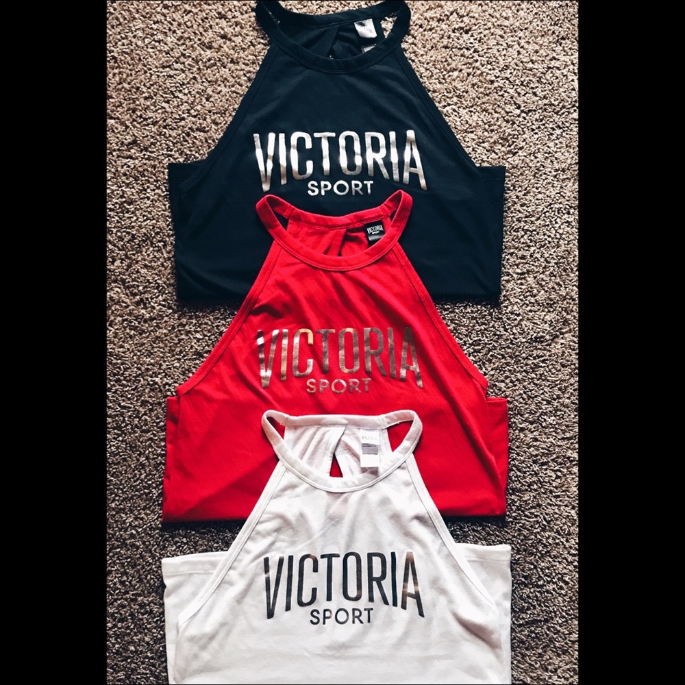 3 Victoria Secret Sport Keyhole Tanks 💖 Small
